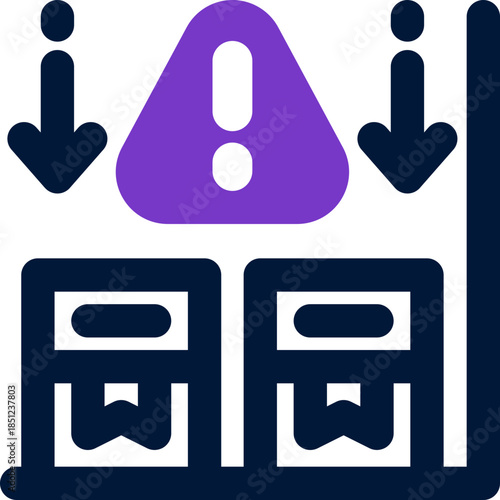 stock duotone icon. Sleek and modern vector icon for websites, mobile apps, marketing materials, and corporate design. Fully scalable and ready to use.