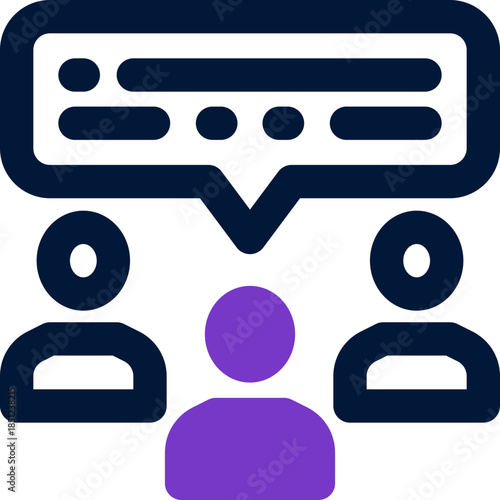 forum duotone icon. Sleek and modern vector icon for websites, mobile apps, marketing materials, and corporate design. Fully scalable and ready to use.