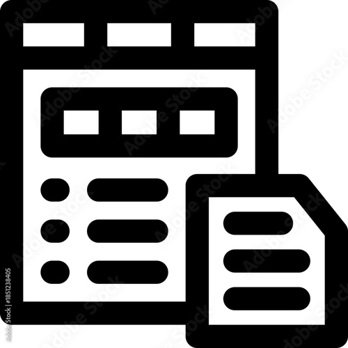 media line icon. Clean and minimalist vector icon for websites, mobile apps, presentations, and logos. Fully scalable and customizable for any project.