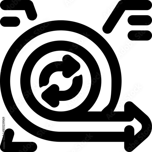 process line icon. Clean and minimalist vector icon for websites, mobile apps, presentations, and logos. Fully scalable and customizable for any project.