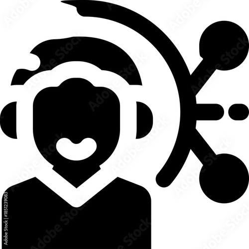 coordination glyph icon. Strong and solid vector icon for websites, mobile interfaces, presentations, and visual branding. High quality and easy to edit.