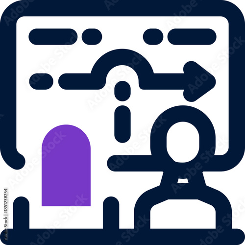 sprint duotone icon. Sleek and modern vector icon for websites, mobile apps, marketing materials, and corporate design. Fully scalable and ready to use.