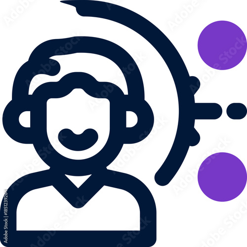 coordination duotone icon. Sleek and modern vector icon for websites, mobile apps, marketing materials, and corporate design. Fully scalable and ready to use.