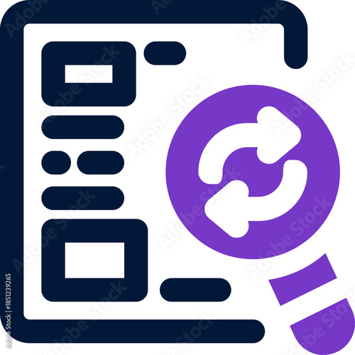 page proof duotone icon. Sleek and modern vector icon for websites, mobile apps, marketing materials, and corporate design. Fully scalable and ready to use.