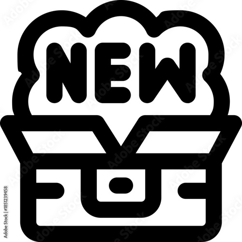 new line icon. Clean and minimalist vector icon for websites, mobile apps, presentations, and logos. Fully scalable and customizable for any project.