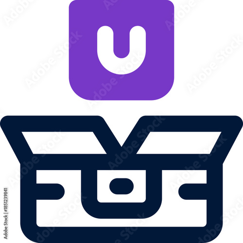 product duotone icon. Sleek and modern vector icon for websites, mobile apps, marketing materials, and corporate design. Fully scalable and ready to use.