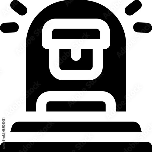 showcase glyph icon. Strong and solid vector icon for websites, mobile interfaces, presentations, and visual branding. High quality and easy to edit.