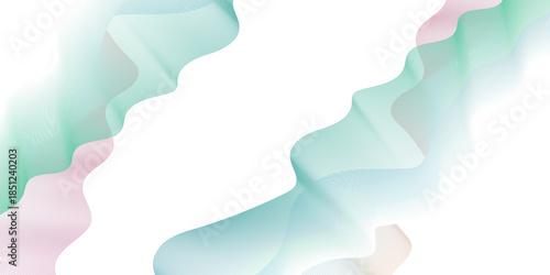 Dynamic minimal smoke sound line. Energy abstract smooth colorful gradient frequency isolated element creative blend. Science tech swirls with thin twisted connected vibration simple grid.