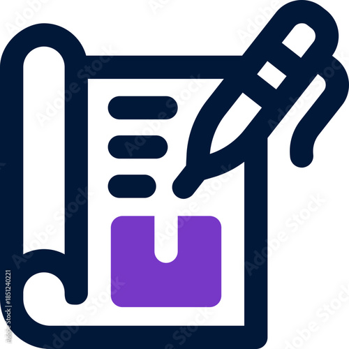 design product duotone icon. Sleek and modern vector icon for websites, mobile apps, marketing materials, and corporate design. Fully scalable and ready to use.