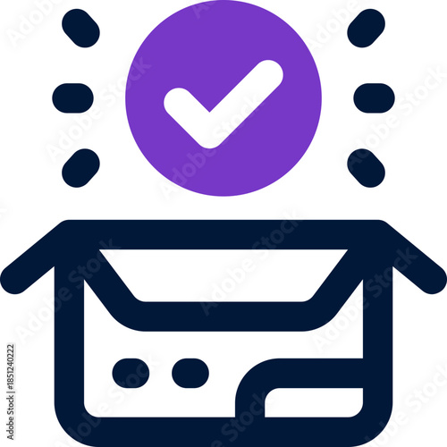 packaging duotone icon. Sleek and modern vector icon for websites, mobile apps, marketing materials, and corporate design. Fully scalable and ready to use.