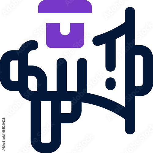 promotion duotone icon. Sleek and modern vector icon for websites, mobile apps, marketing materials, and corporate design. Fully scalable and ready to use.