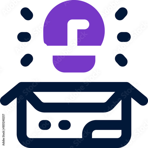 idea duotone icon. Sleek and modern vector icon for websites, mobile apps, marketing materials, and corporate design. Fully scalable and ready to use.