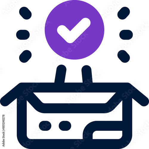 search product duotone icon. Sleek and modern vector icon for websites, mobile apps, marketing materials, and corporate design. Fully scalable and ready to use.