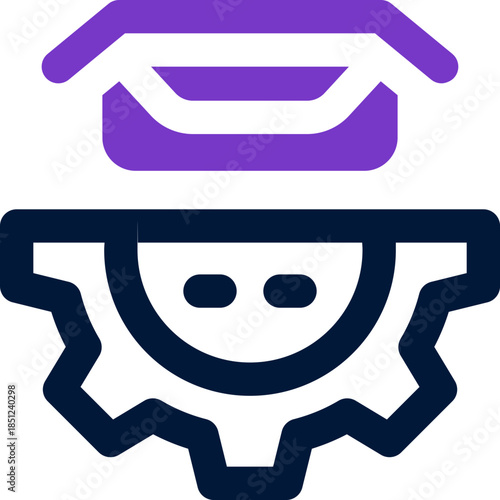 product management duotone icon. Sleek and modern vector icon for websites, mobile apps, marketing materials, and corporate design. Fully scalable and ready to use.