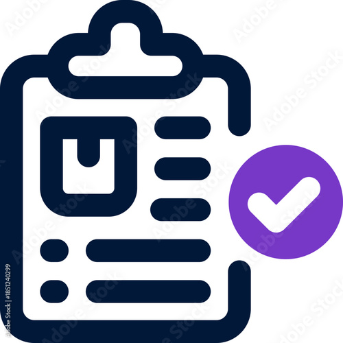 clipboard duotone icon. Sleek and modern vector icon for websites, mobile apps, marketing materials, and corporate design. Fully scalable and ready to use.