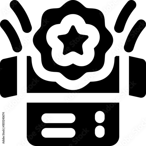 quality glyph icon. Strong and solid vector icon for websites, mobile interfaces, presentations, and visual branding. High quality and easy to edit.