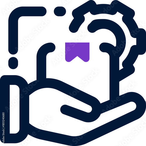 product management duotone icon. Sleek and modern vector icon for websites, mobile apps, marketing materials, and corporate design. Fully scalable and ready to use.