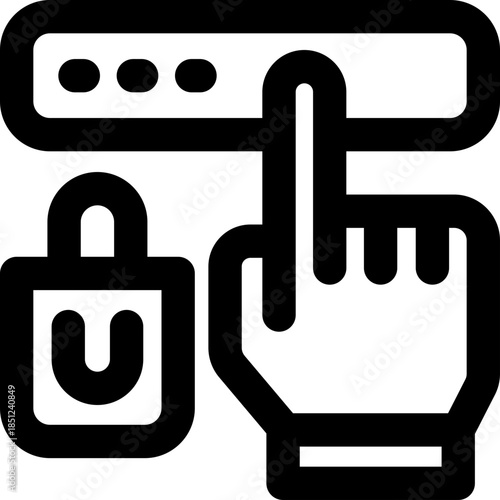 select product line icon. Clean and minimalist vector icon for websites, mobile apps, presentations, and logos. Fully scalable and customizable for any project.