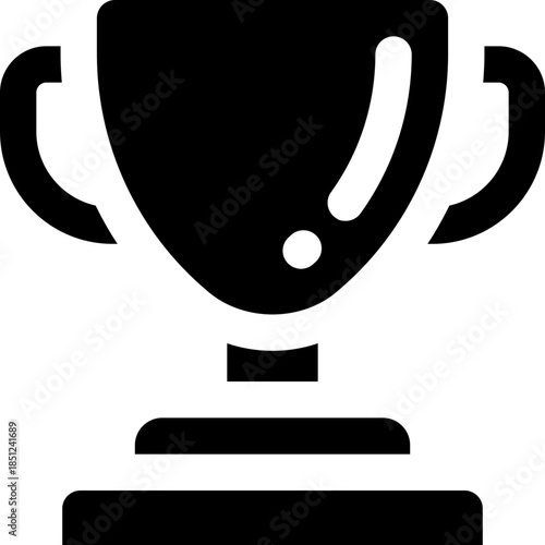 success glyph icon. Strong and solid vector icon for websites, mobile interfaces, presentations, and visual branding. High quality and easy to edit.