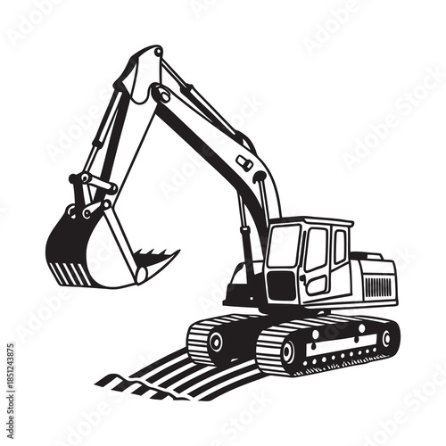 US Excavator SVG
