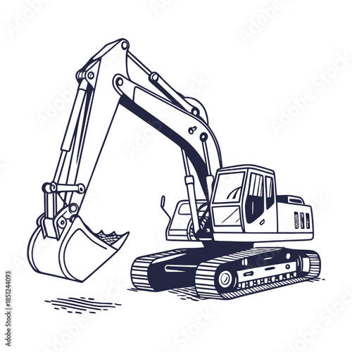 US Excavator SVG