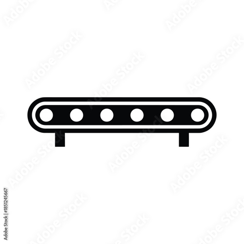 Belt Conveyor Silhouette