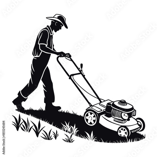 Us lawn Mower svg