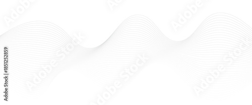 Vector wave digital white and gray blend futuristic technology flow tech transparent line stripe energy connection web music and sound, beautiful dynamic smooth space texture background.