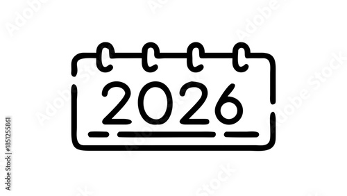 A calendar icon, styled with a minimalist line design, displaying the year "2026." The image is presented as a selectable element on a website featuring editorial content.

