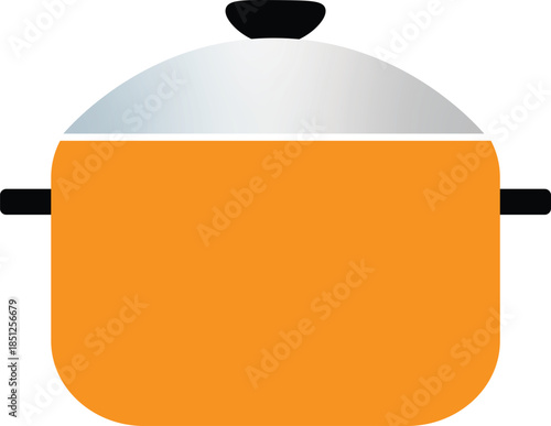 vector illustration of a pot