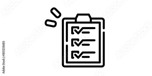 Checklist on clipboard with completed tasks and satisfied feeling