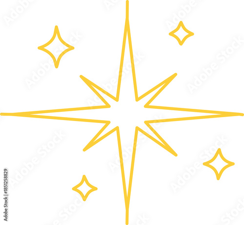 Light sparkle star starlight aura vector line magic glistering flash decoration christmas new year bokeh lens fireworks neon 