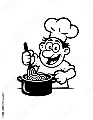 Charming Italian Cuisine Delights:pizza  A Kawaii Food Illustration of Iconic Italian Dishes