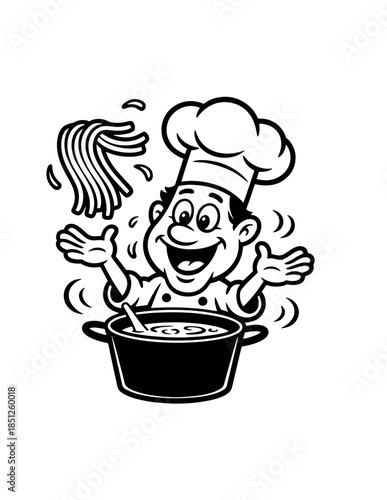 Charming Italian Cuisine Delights:pizza  A Kawaii Food Illustration of Iconic Italian Dishes