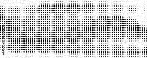 Halftone dots. Monochrome vector texture background for prepress, DTP, comics, poster.