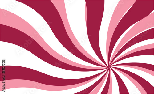 Vibrant pink and white swirling spiral pattern background