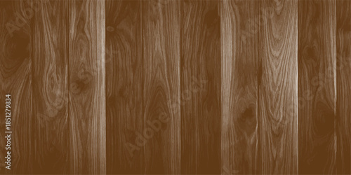 A natural brown oak wood texture background features a rustic timber grain pattern on a weathered hardwood plank surface perfect for floor or wall panel design