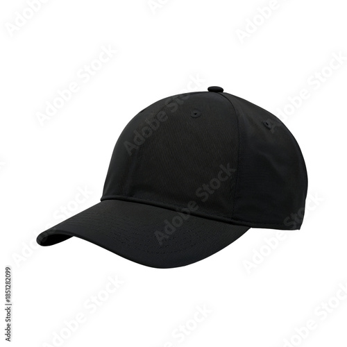 Black Cap on a Table With a Simple Design and No Logos at a Casual Setting in...