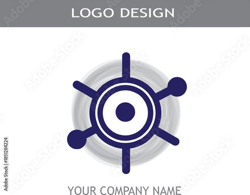 concept simple logo design for your company business or brand