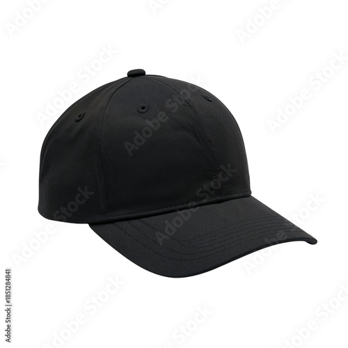 Black Cap on a Table With a Simple Design and No Logos at a Casual Setting in...