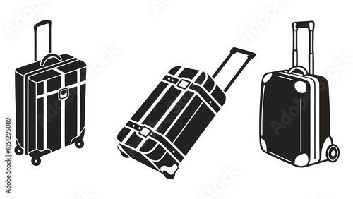 Vector illustration silhouette of two womens heads facing each other