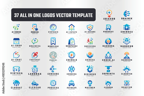 37 All in One Logos Vector Template