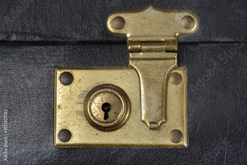 Картината върху платно Aged Brass Lock