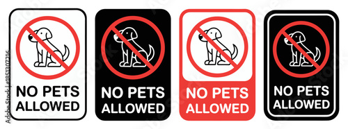no pets allowed warning sign icon