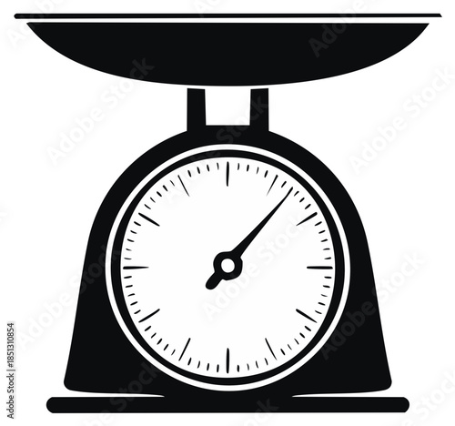 Classic Kitchen Scale with Circular Dial and Indicator Needle