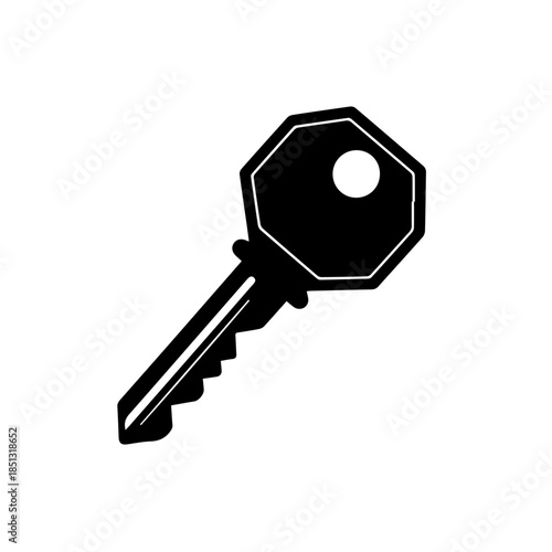 Single black key