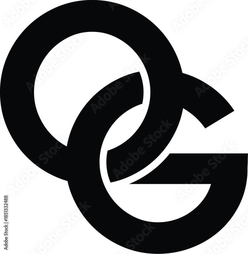 Letter OC monogram logo