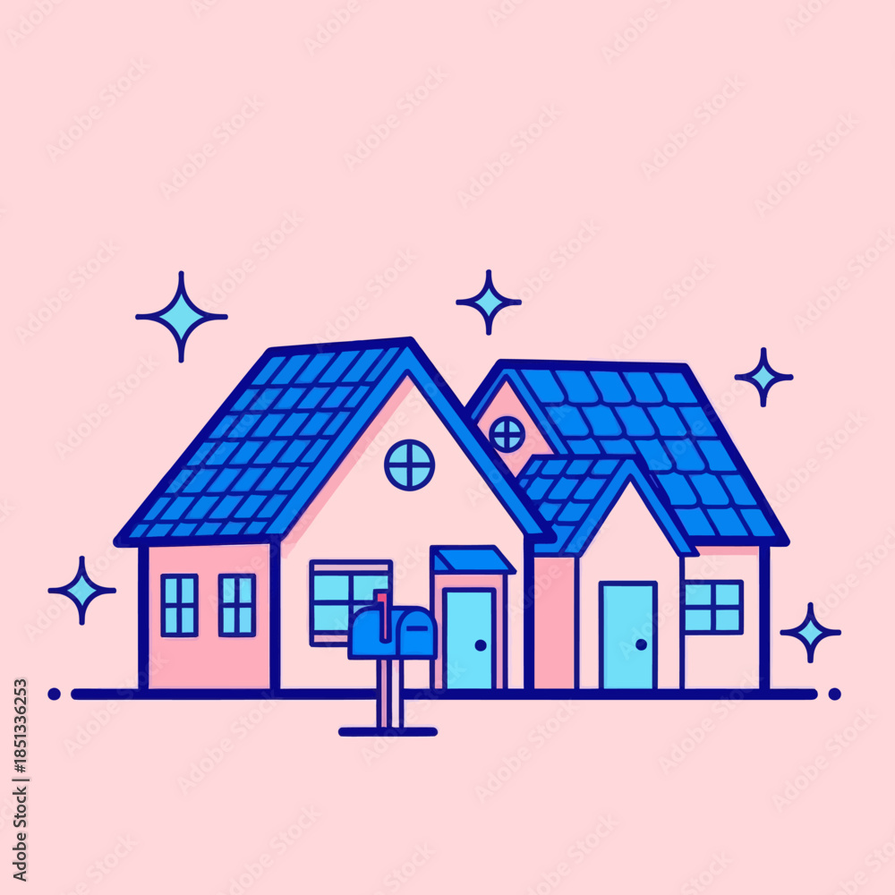 Fototapeta premium Real Estate Icon