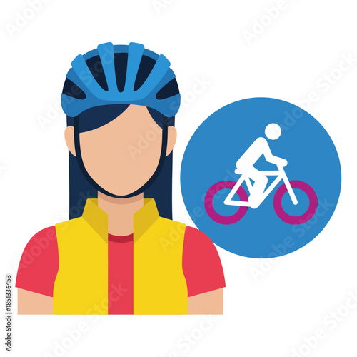 Cyclist Icon