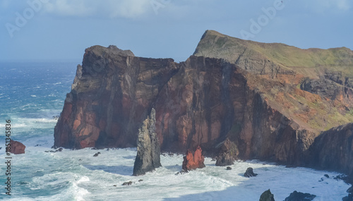 Madeira, Portugal, 12.12.2025: Rocky Coast of Ponta de São Lourenço